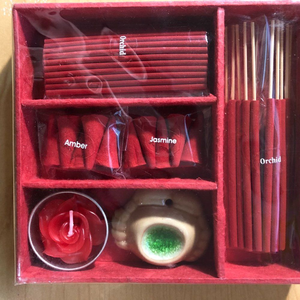 NIB - Incense & Candle Gift Set - Various Scents